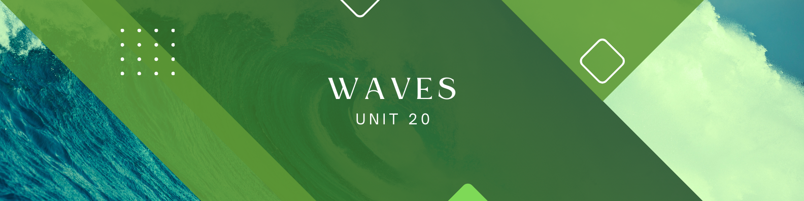 Unit 20: Waves Banner